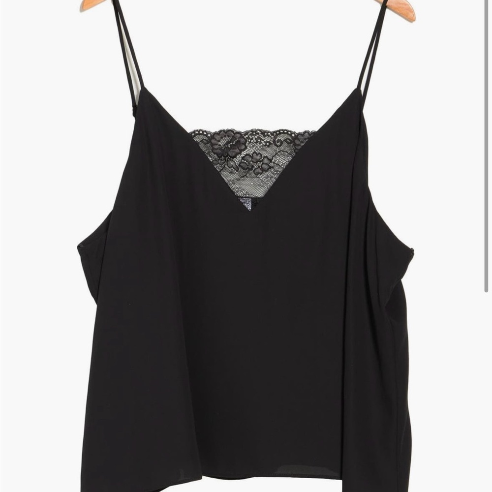 Melrose and Market Black Asymmetrical Camisole